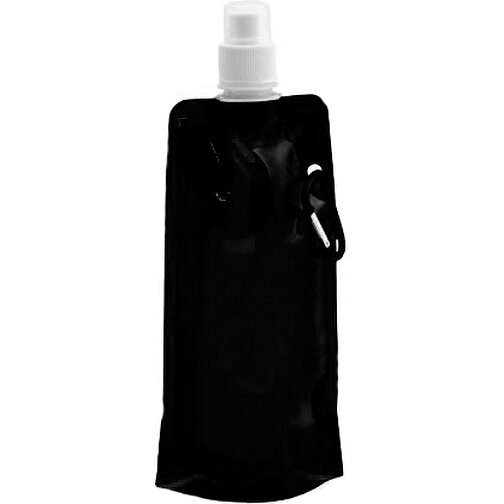 Trinkflasche BOXTER , schwarz, PET, 11,50cm x 3,00cm x 26,50cm (Länge x Höhe x Breite), Bild 1