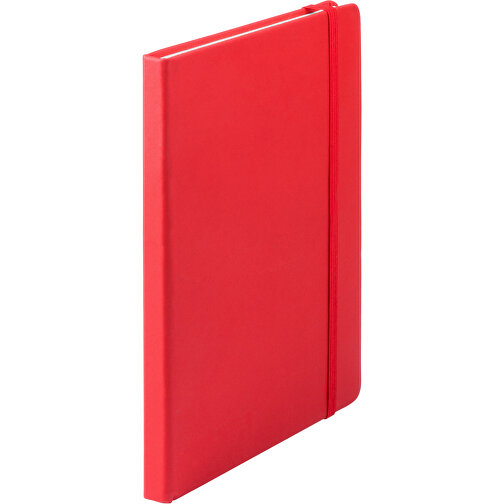 Notizblock Cilux , rot, PU, 14,70cm x 1,50cm x 21,00cm (Länge x Höhe x Breite), Bild 1