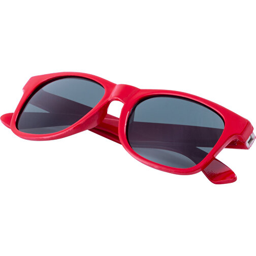 Kindersonnenbrille Spike , rot, ABS / AC, 18,00cm x 6,00cm x 13,00cm (Länge x Höhe x Breite), Bild 2