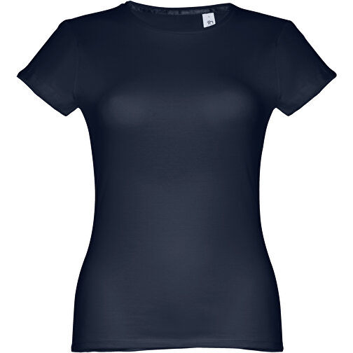 THC SOFIA. Tailliertes Damen-T-Shirt , nachtblau, 100% Baumwolle, L, 64,00cm x 0,30cm x 47,00cm (Länge x Höhe x Breite), Bild 1