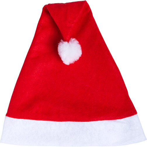 Weihnachtsmütze Papa Noel , rot, Polyester, 30,00cm x 43,00cm (Länge x Breite), Bild 1