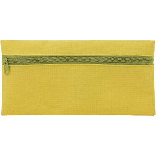Federmappe TAGE , gelb, Polyester 6D, 22,00cm x 11,50cm (Länge x Breite), Bild 1