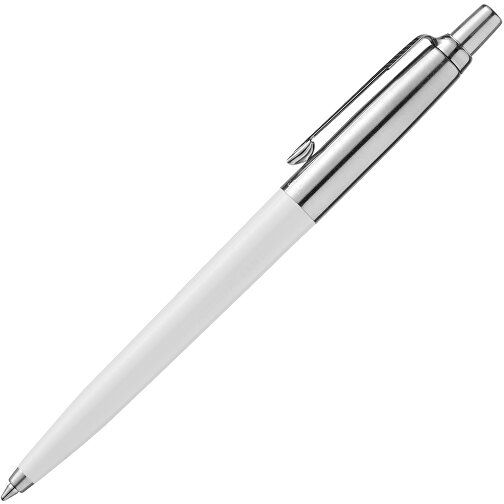 Parker Jotter Kugelschreiber , Parker, weiss / silber, Kunststoff, Edelstahl, 12,90cm (Länge), Bild 2