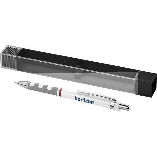 Tikky Kugelschreiber , Rotring, weiß, Metall, ABS Kunststoff, 13,80cm (Länge), Bild 5