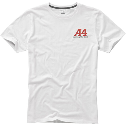 Nanaimo T-Shirt Für Herren , weiss, Single jersey Strick 100% BCI Baumwolle, 160 g/m2, XL, , Bild 4