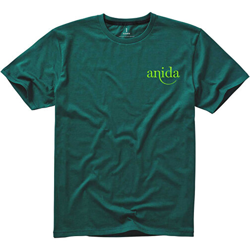 Nanaimo T-Shirt Für Herren , waldgrün, Single jersey Strick 100% BCI Baumwolle, 160 g/m2, M, , Bild 4
