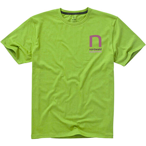 Nanaimo T-Shirt Für Herren , apfelgrün, Single jersey Strick 100% BCI Baumwolle, 160 g/m2, M, , Bild 2