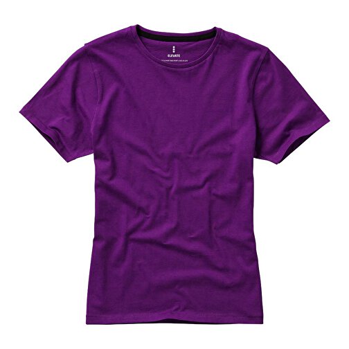 Nanaimo – T-Shirt Für Damen , pflaume, Single jersey Strick 100% BCI Baumwolle, 160 g/m2, S, , Bild 10
