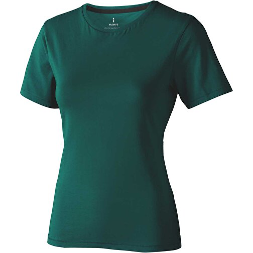 Nanaimo – T-Shirt Für Damen , waldgrün, Single jersey Strick 100% BCI Baumwolle, 160 g/m2, M, , Bild 1