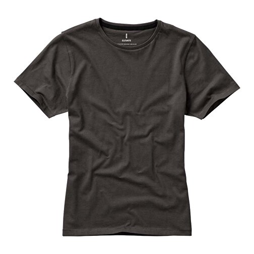 Nanaimo – T-Shirt Für Damen , anthrazit, Single jersey Strick 100% BCI Baumwolle, 160 g/m2, S, , Bild 9