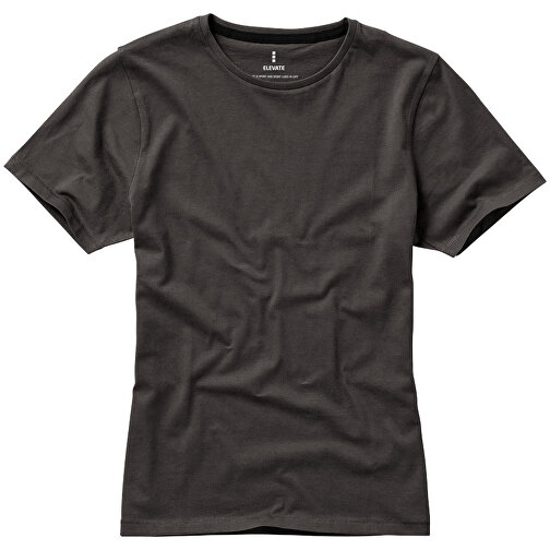 Nanaimo – T-Shirt Für Damen , anthrazit, Single jersey Strick 100% BCI Baumwolle, 160 g/m2, S, , Bild 7