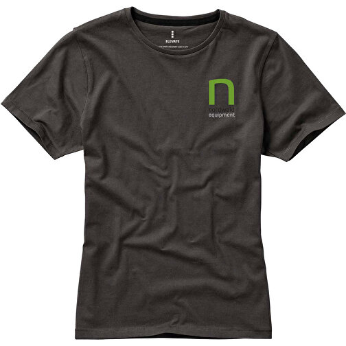 Nanaimo – T-Shirt Für Damen , anthrazit, Single jersey Strick 100% BCI Baumwolle, 160 g/m2, XXL, , Bild 2