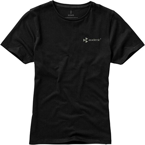 Nanaimo – T-Shirt Für Damen , schwarz, Single jersey Strick 100% BCI Baumwolle, 160 g/m2, L, , Bild 4