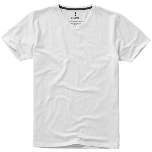 Kawartha T-Shirt Für Herren Mit V-Ausschnitt , Green Concept, weiß, Single jersey Strick 95% Bio Baumwolle, 5% Elastan, 200 g/m2, XXL, , Bild 7