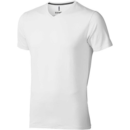 Kawartha T-Shirt Für Herren Mit V-Ausschnitt , Green Concept, weiß, Single jersey Strick 95% Bio Baumwolle, 5% Elastan, 200 g/m2, XXXL, , Bild 1