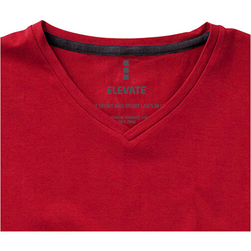 Kawartha T-Shirt Für Herren Mit V-Ausschnitt , Green Concept, rot, Single jersey Strick 95% Bio Baumwolle, 5% Elastan, 200 g/m2, XXL, , Bild 6