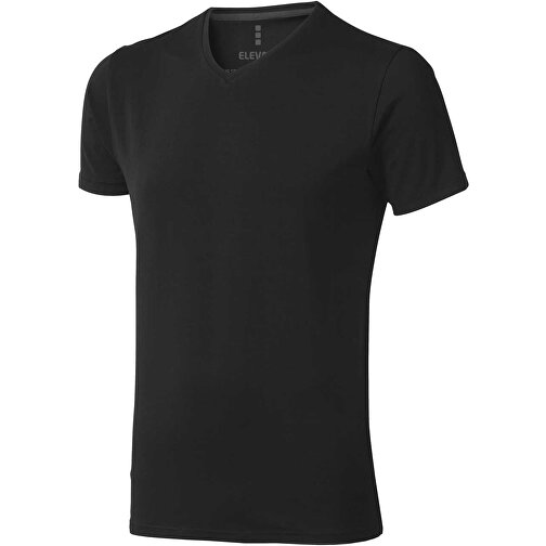 Kawartha T-Shirt Für Herren Mit V-Ausschnitt , Green Concept, schwarz, Single jersey Strick 95% Bio Baumwolle, 5% Elastan, 200 g/m2, L, , Bild 1