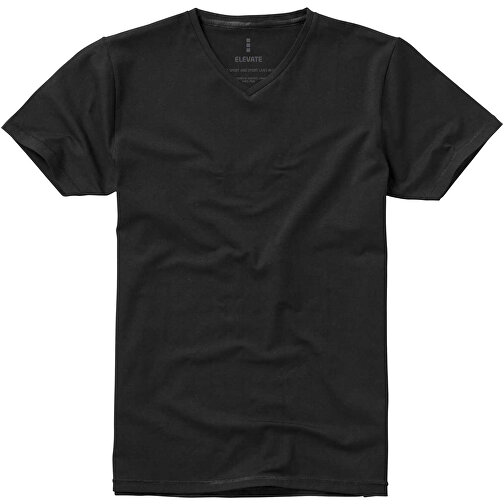 Kawartha T-Shirt Für Herren Mit V-Ausschnitt , Green Concept, schwarz, Single jersey Strick 95% Bio Baumwolle, 5% Elastan, 200 g/m2, XXL, , Bild 7