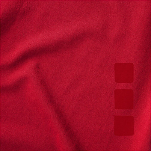 Kawartha T-Shirt Für Damen Mit V-Ausschnitt , Green Concept, rot, Single jersey Strick 95% Bio Baumwolle, 5% Elastan, 200 g/m2, M, , Bild 5