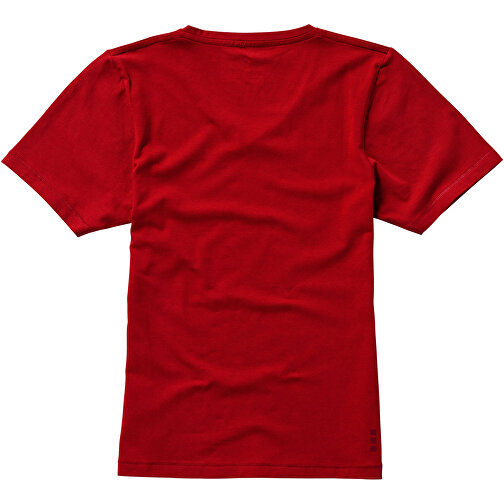 Kawartha T-Shirt Für Damen Mit V-Ausschnitt , Green Concept, rot, Single jersey Strick 95% Bio Baumwolle, 5% Elastan, 200 g/m2, M, , Bild 8