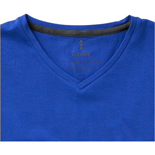 Kawartha T-Shirt Für Damen Mit V-Ausschnitt , Green Concept, blau, Single jersey Strick 95% Bio Baumwolle, 5% Elastan, 200 g/m2, M, , Bild 6