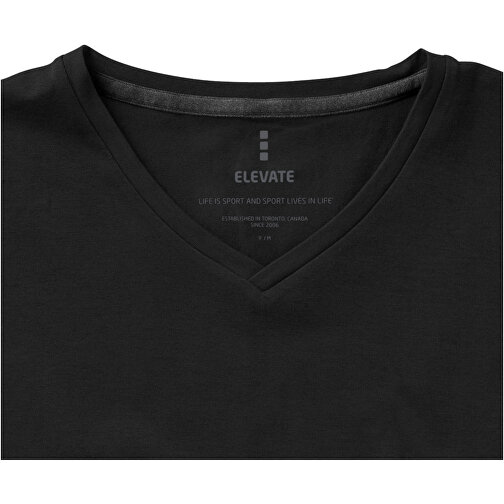 Kawartha T-Shirt Für Damen Mit V-Ausschnitt , Green Concept, schwarz, Single jersey Strick 95% Bio Baumwolle, 5% Elastan, 200 g/m2, S, , Bild 6