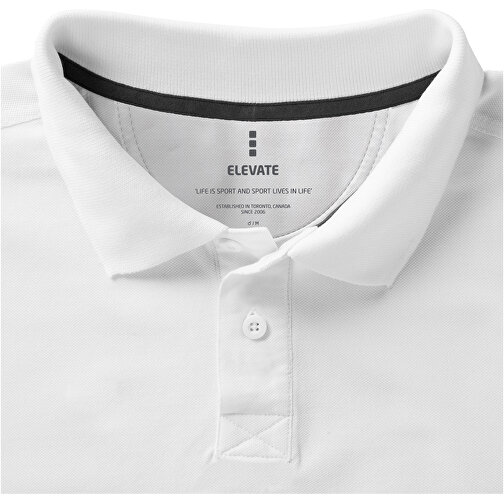 Calgary Poloshirt Für Herren , weiß, Piqué Strick 100% BCI Baumwolle, 200 g/m2, L, , Bild 5
