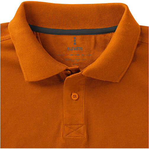 Calgary Poloshirt Für Herren , orange, Piqué Strick 100% BCI Baumwolle, 200 g/m2, S, , Bild 5