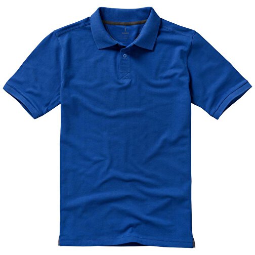 Calgary Poloshirt Für Herren , blau, Piqué Strick 100% BCI Baumwolle, 200 g/m2, S, , Bild 13