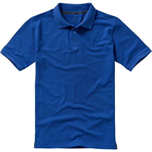 Calgary Poloshirt Für Herren , blau, Piqué Strick 100% BCI Baumwolle, 200 g/m2, S, , Bild 3
