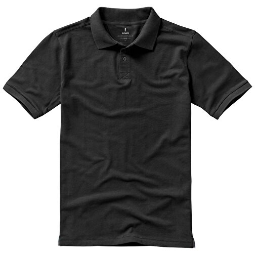 Calgary Poloshirt Für Herren , anthrazit, Piqué Strick 100% BCI Baumwolle, 200 g/m2, XL, , Bild 13