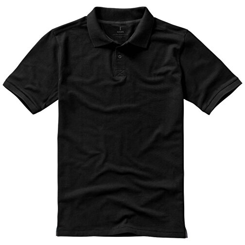 Calgary Poloshirt Für Herren , schwarz, Piqué Strick 100% BCI Baumwolle, 200 g/m2, L, , Bild 20