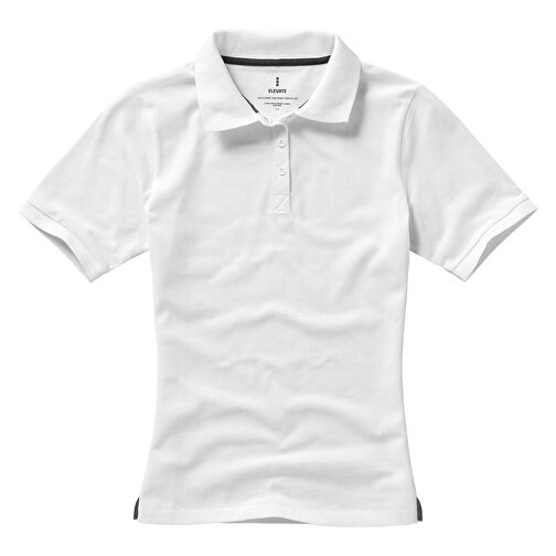 Calgary Poloshirt Für Damen , weiß, Piqué Strick  Baumwolle, 200 g/m2, S, , Bild 11