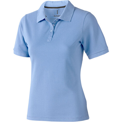 Calgary Poloshirt Für Damen , hellblau, Piqué Strick  Baumwolle, 200 g/m2, XL, , Bild 1