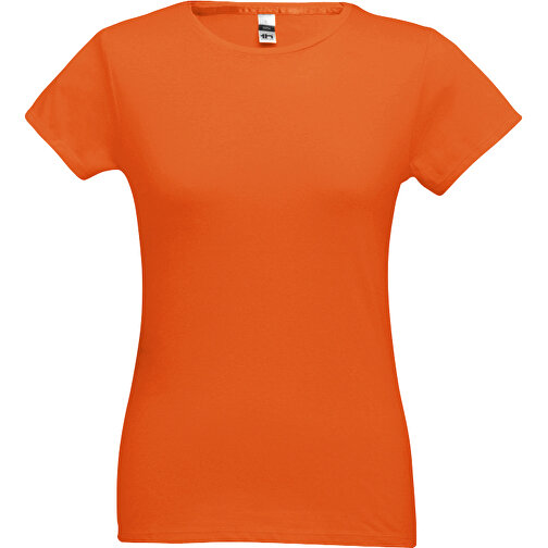THC SOFIA. Tailliertes Damen-T-Shirt , orange, 100% Baumwolle, L, 64,00cm x 47,00cm (Länge x Breite), Bild 1