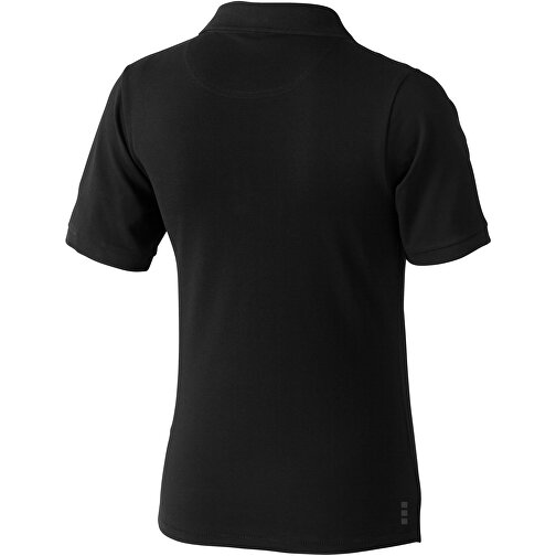 Calgary Poloshirt Für Damen , schwarz, Piqué Strick  Baumwolle, 200 g/m2, XL, , Bild 2