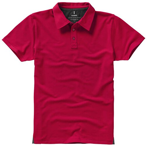 Markham Stretch Poloshirt Für Herren , rot, Double Pique Strick 5% Elastan, 95% BCI Baumwolle, 200 g/m2, S, , Bild 17
