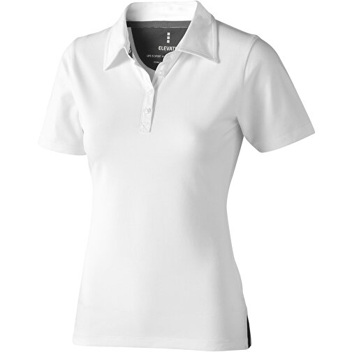 Markham Stretch Poloshirt Für Damen , weiß, Double Pique Strick 5% Elastan, 95% BCI Baumwolle, 200 g/m2, XXL, , Bild 1