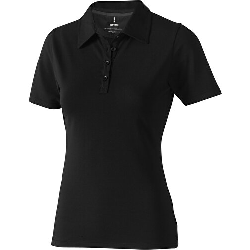 Markham Stretch Poloshirt Für Damen , schwarz, Double Pique Strick 5% Elastan, 95% BCI Baumwolle, 200 g/m2, M, , Bild 1