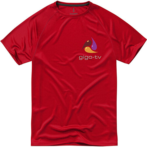 Niagara T-Shirt Cool Fit Für Herren , rot, Mesh mit Cool Fit Finish 100% Polyester, 145 g/m2, M, , Bild 3