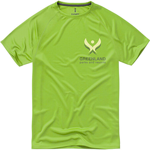 Niagara T-Shirt Cool Fit Für Herren , apfelgrün, Mesh mit Cool Fit Finish 100% Polyester, 145 g/m2, L, , Bild 3