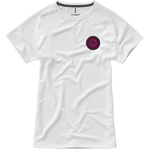 Niagara T-Shirt Cool Fit Für Damen , weiß, Mesh mit Cool Fit Finish 100% Polyester, 145 g/m2, S, , Bild 3