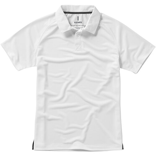 Ottawa Poloshirt Cool Fit Für Herren , weiss, Piqué Strick mit Cool Fit Finish 100% Polyester, 220 g/m2, S, , Bild 10