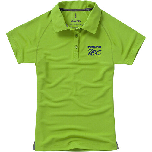 Ottawa Poloshirt Cool Fit Für Damen , apfelgrün, Piqué Strick mit Cool Fit Finish 100% Polyester, 220 g/m2, L, , Bild 2