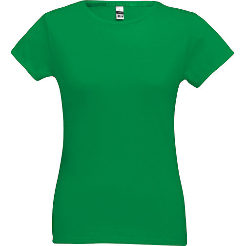 THC SOFIA. Tailliertes Damen-T-Shirt , grün, 100% Baumwolle, XXL, 68,00cm x 53,00cm (Länge x Breite), Bild 1