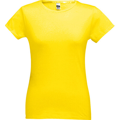 THC SOFIA. Tailliertes Damen-T-Shirt , gelb, 100% Baumwolle, L, 64,00cm x 47,00cm (Länge x Breite), Bild 1