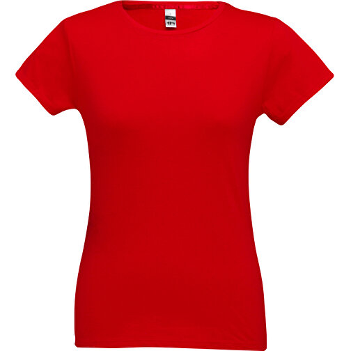 THC SOFIA. Tailliertes Damen-T-Shirt , rot, 100% Baumwolle, XXL, 68,00cm x 53,00cm (Länge x Breite), Bild 1