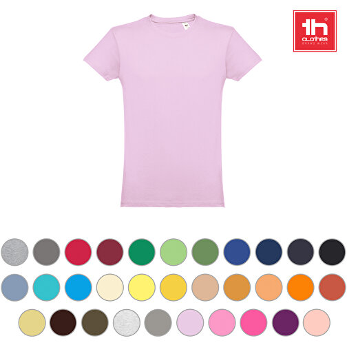 THC LUANDA. T-shirt da uomo in cotone in formato tubolare, Immagine 2