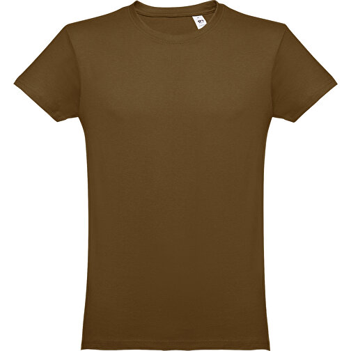 THC LUANDA. Herren-T-Shirt Aus Baumwolle Im Schlauchformat , khaki, 100% Baumwolle, M, 72,00cm x 53,00cm (Länge x Breite), Bild 1