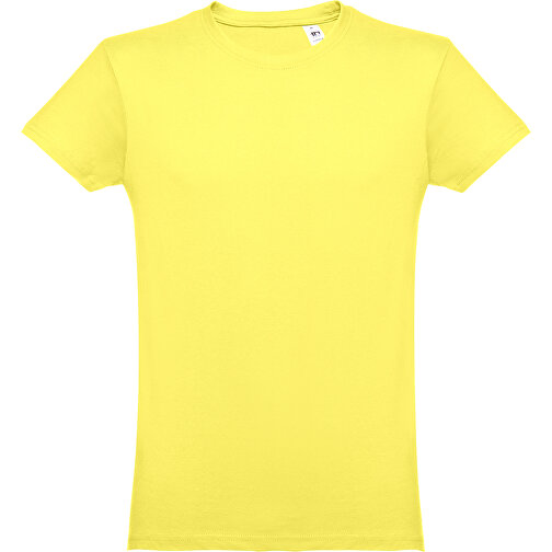 THC LUANDA. Herren-T-Shirt Aus Baumwolle Im Schlauchformat , zitronengelb, 100% Baumwolle, L, 74,00cm x 56,00cm (Länge x Breite), Bild 1